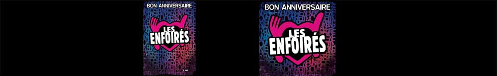 DVD et CD de Bon anniversaire les Enfoirés